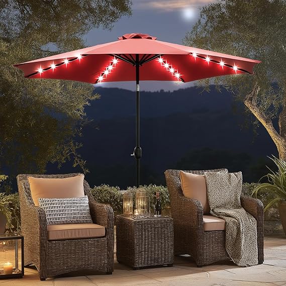 SkyLuxe™ Parapluie LED och solenergi